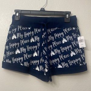 Disney “My Happy Place” Castle Shorts| size XS